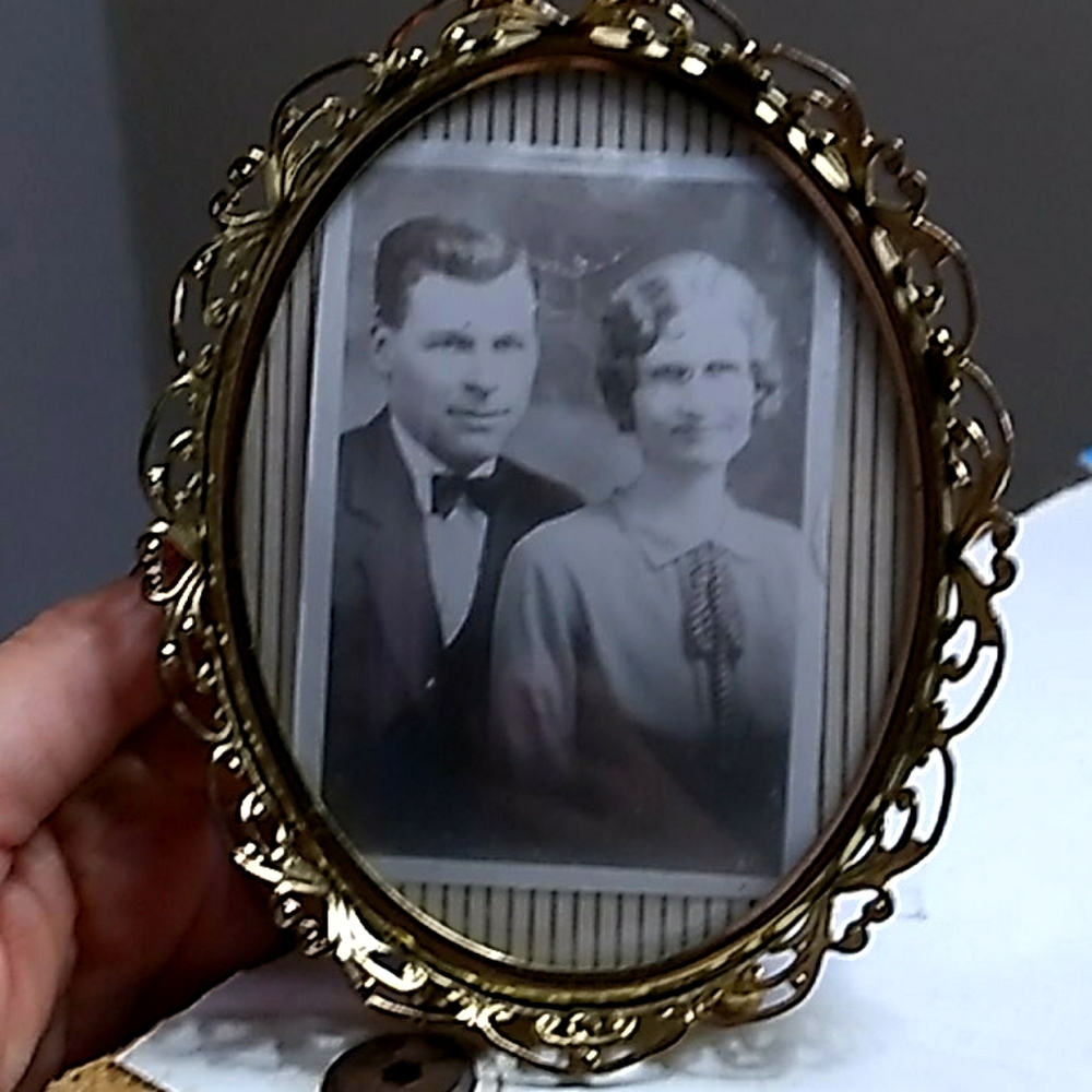 Frame and old photo